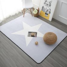 Anti-Slip Soft Geometric Patterned Carpets For Baby Bedroom