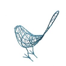 Metal Wire Bird Shaped Figurine