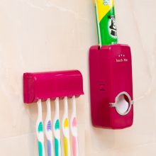 Batheoom Automatic Toothpaste Dispenser with Toothbrush Holder