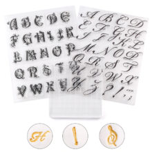 Alphabet Embosser Stamp for Decorating Fondant and More