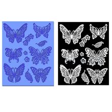 Butterflies Silicone Lace Mat Pad